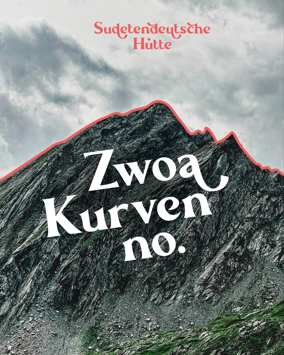 Sudetendeutsche Hütte – Berge in Osttirol und Logogestaltung