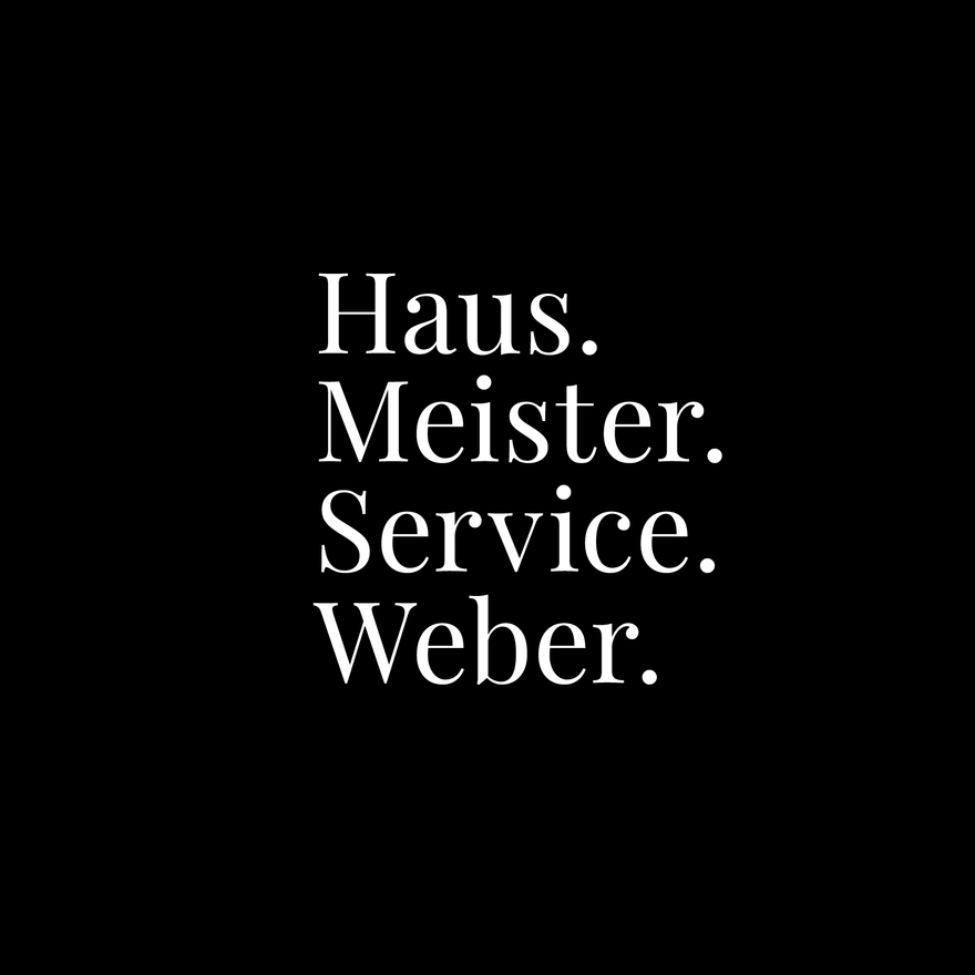 Hausmeisterservice Weber
