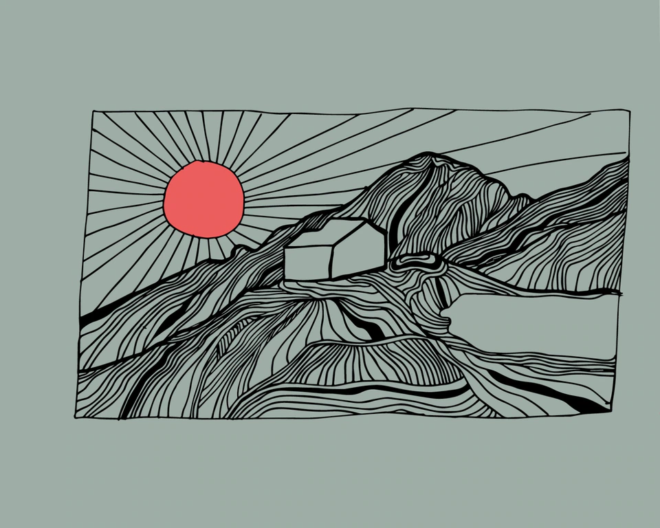 Illustration Sudetendeutsche Hütte 
