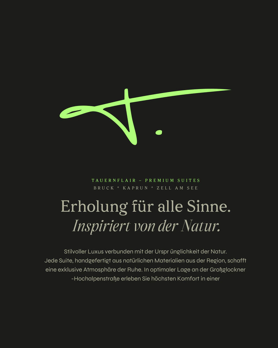 Tauernflair Premium Suites – Designarbeit