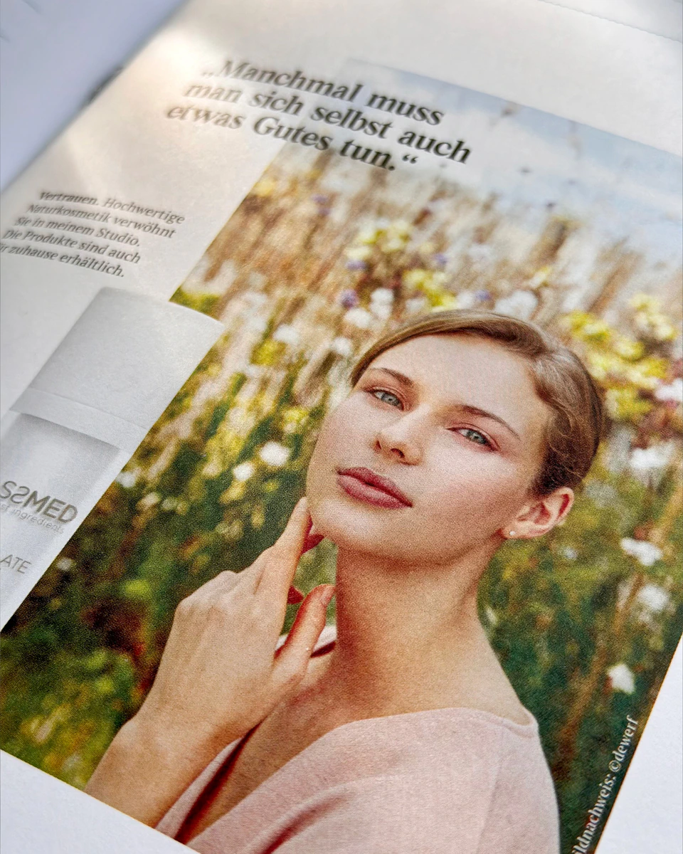 Preisliste und Folder Weinberger – Naturkosmetik & Schönheitsrituale Close up