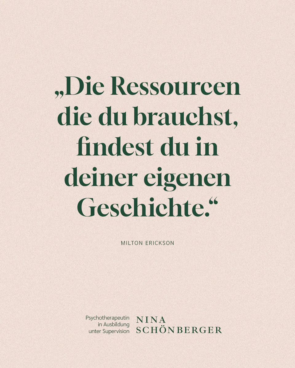 Psychotherapie Nina Schönberger – Designarbeit